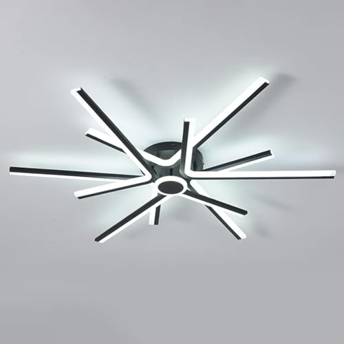 Plafonnier LED dimmable avec télécommande pour salon et bureau - 6