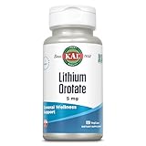 Kal 5 Mg Lithium Orotate, 120 Count