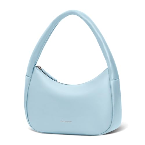 La mejor selección de Bolsas para Dama en Monterrey los 5 más buscados. 46 RAINSMORE Bolsos de Hombro para Mujer Pequeña Bolsas de Mujer Elegante Bolsa de Mano PU Impermeable Shoulder Bag con Cremallera, para Uso Diario, SAalir, Citas, Fiesta, Azul...