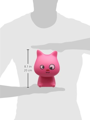 Paroh Lampada LED Gatto Pile o USB Colore Fucsia