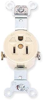 15A 5-15R 125V Receptacle Single Ivory - Pack Of 6