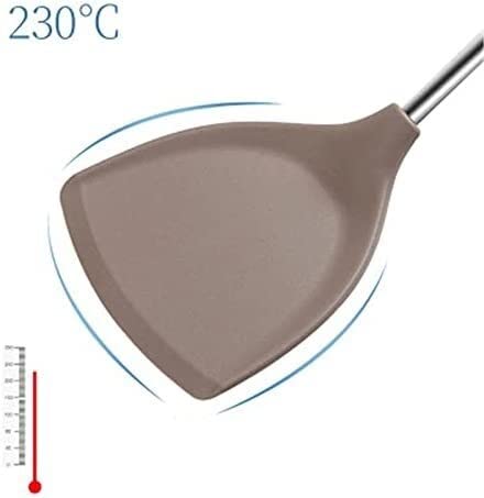 Küchenutensilien Set, Küchenhelfer Set, Grau Kochen Geschirr Werkzeug Silikon Utensilien Set Multifunktionsgriff Antihaft-Spachtel Schöpfkelle Schneebesen Schaufel