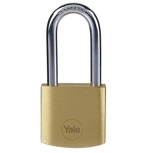 Yale Y110B/40/140/1 Brass Safety Padlock Brass 40mm Long Arc Y110B Blister, Medium Shackle - Image 2