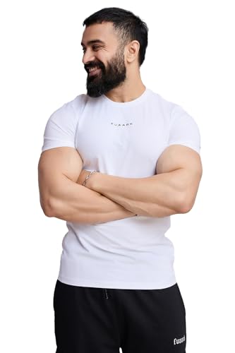 Image of Men's Crew Neck Slim Fit Gym Sports T-Shirt
