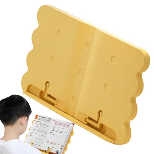 Soporte para libros para leer, soporte para libros de - Porta libros de ángulo ajustable - Atril para libros de cocina para cocina, libros escolares, recetas, tabletas