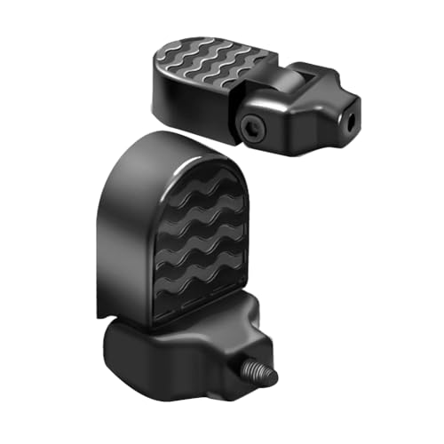 Cpolebev 1 Par de Mini Pedales Traseros de Bicicleta, ReposapiéS Plegable, Clavijas para Bicicleta, Pedal Antideslizante, Pedal Trasero, Pedales de LiberacióN RáPida