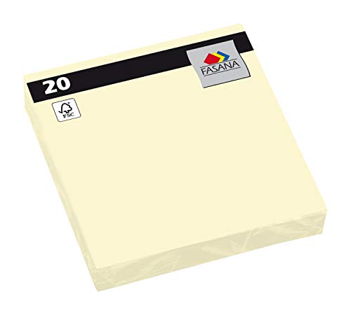 Preisvergleich Produktbild Zelltuch-Servietten 33x33cm uni creme