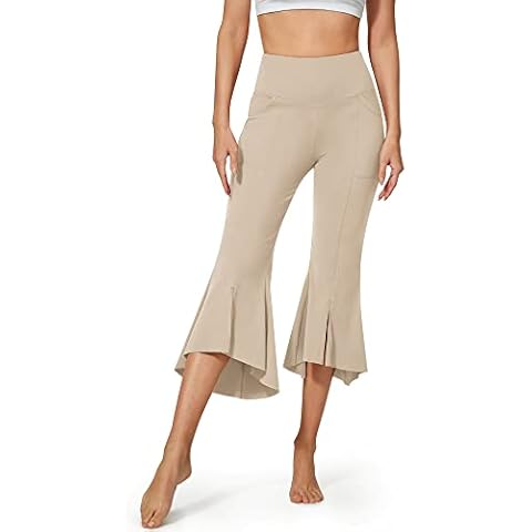 G4Free Women's Capri Flare Leggings Cover