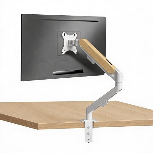 Soporte monitor de madera para pantallas VESA 75 y 100mm hasta 9kg M5W-M