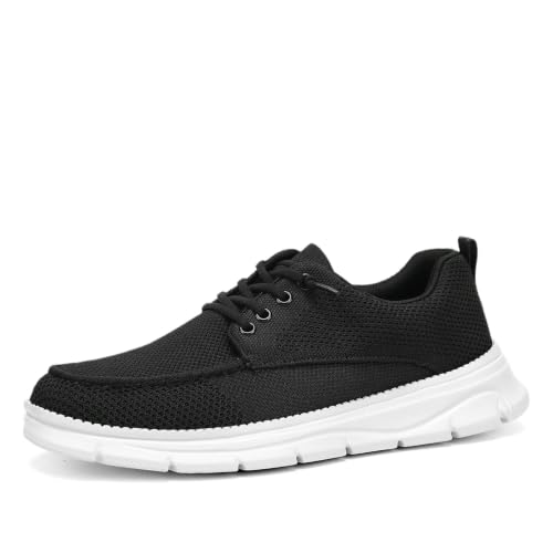 Image of Mens Casual Slip-on Loafers Shoes Non Slip Boat Shoes Sneakers Mesh Business Oxfords Work Driving Lightweight Comfortable Soft Sole Walking