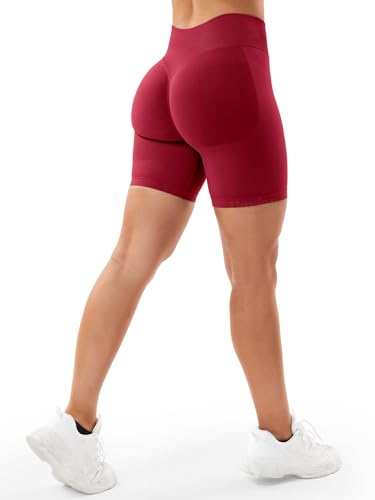 Image of VOYJOY Women Workout Impact Shorts 2.5 inch / 3.6 inch / 4.5 inch / 6 inch Scrunch Butt Booty | Tummy Control, High Waisted, Bike Short, Gentle Compression, for Women