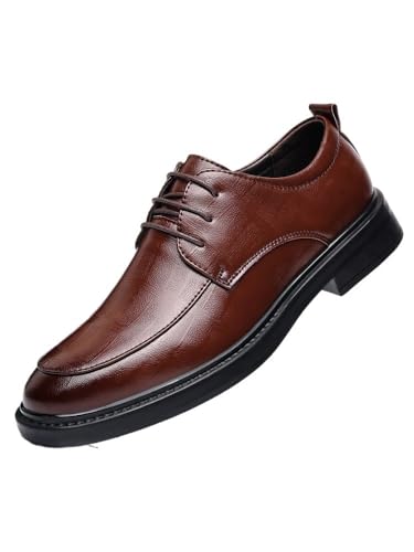 Cap Toe Oxfords Lace Up Dress Shoes Lug Sole Heightening Soft Bottom Versatile Casual Shoes Versatile Business Commuting Thanksgiving Christmas Year Party Daily