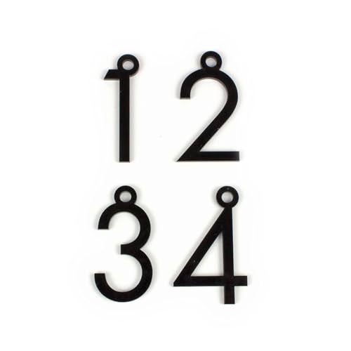 Adventskranz Zahlen Anhänger 1-4 für Kerzen Adventszahlen modern...