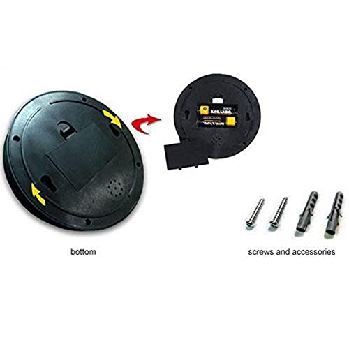 SAJAG Dummy CCTV Camera 1 Pc – Battery Operated Wireless Fake Security Camera with Flashing LED Light for Home, Office, Shop, Warehouse – Realistic Look, No Wiring, Indoor Outdoor Use, Dome Design