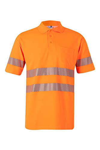 Polo de alta visibilidad para trabajar en verano Velilla 305522 de algodón ligero