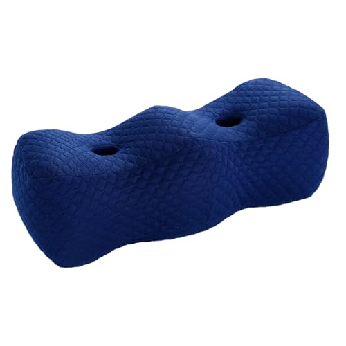 Almohadas elevadas para piernas, cuña de espuma viscoelástica en forma de colina, cojín de apoyo para los pies, detalle ergonómico de elevación, mejora el descanso de las piernas y la comodidad