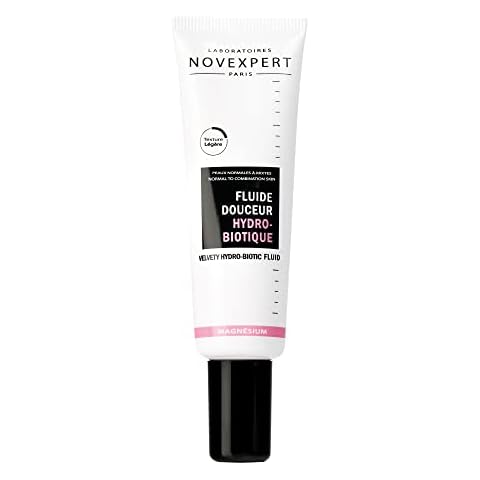 Novexpert Velvety Hydro-Biotic Fluid - Light Textured Face Cream - Fast-Absorbing, Soothing Sensation - Smooth, Hydrated And Supple Skin - Hypoallergenic - Vegan - Normal To Combination Skin - 1 Oz Cover