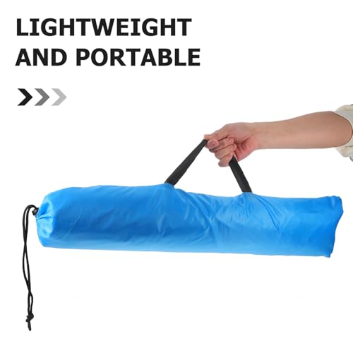 Carpa camping para una persona LALAFINA azul ligera miniatura 4