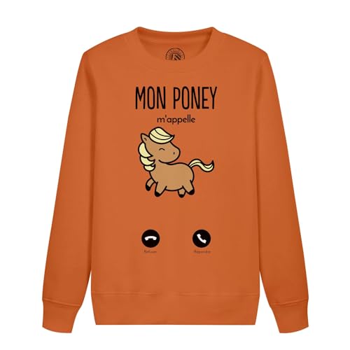 Sweatshirt enfant mon poney m'appelle le cadeau parfait pour petit cavalier