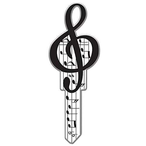 Lucky Line Music Lucky Line Key Shapes, Music, House Key Blank, SC1, 1 Key (B125S) - Thumbnail 2