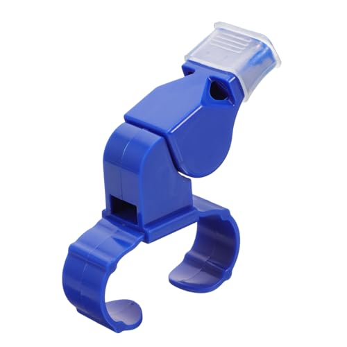 Mikikit Safety Whistle Referee Whistles Football Whistle at Loud Finger Whistle with Lanyard Sport for Basketball Whistle Outdoors Whistles with Lanyard Soccer Whistle Abs Blue