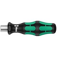 Wera 813 Bits-Handhalter, 1/4 Zoll x 78 mm, Wera 05051274001 , schwarz