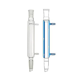 Chemglass CG-1218-03 مكثف زجاجي Liebig ، طول سترة 250 مم ، ارتفاع 370 مم ، 2440 وصلة