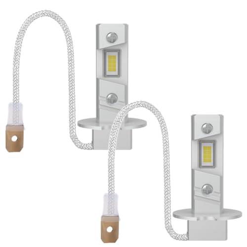 Chopdark ZCH3 H3 Led Bulb 1:1 Mini Size 6500K White Emc Fanless H3Ll Led Fog Lights Plug And Play 2Pcs cover