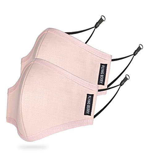 Image of FLYING BERRY Comfortable Anti Pollution Multi Layers Washable Linen Face Mask