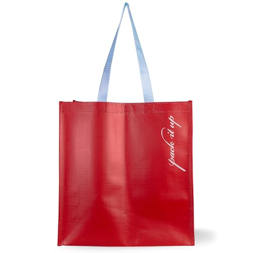 kate spade new york Bolsa de compras reutilizável, sacola de supermercado com alças de ombro, bolsa grande dobrável (pacote com embalagem)