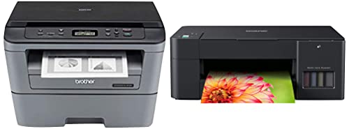 Image of Brother DCP-L2520D Multi-Function Monochrome Laser Printer with Auto-Duplex Printing & DCP-T220 All-in One Ink Tank Refill System Printer