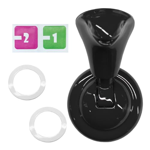 YoRise Car Push Start Button Cover, Metal Engine Start Stop Button Cover, Cool Car Ignition Buttons Rocker Covers, Universal Vehicle Interior Decoration Accessories for Cars (Black)