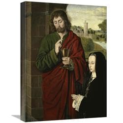 22 in. Anne of France, Duchess of Bourbon Art Print - Jean Hey