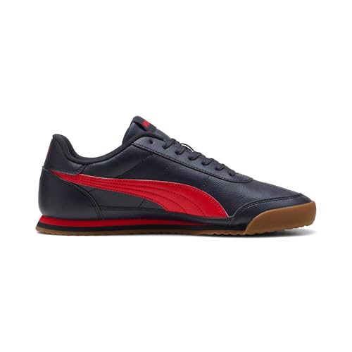 Image of Puma, Unisex-Adult, Puma Turino II, New Navy-for All Time Red-Gum, Sneaker, 9UK, (39745218)