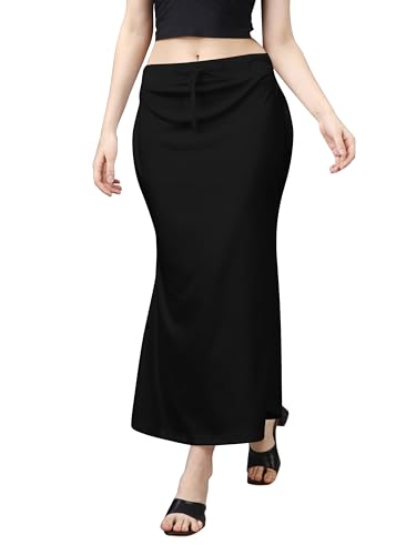 Image of Toochki Stretchable Saree Shapewear Petticoat for Women, Blended Cotton,Petticoat,Skirts for Women,Shape Wear Dress for Saree
