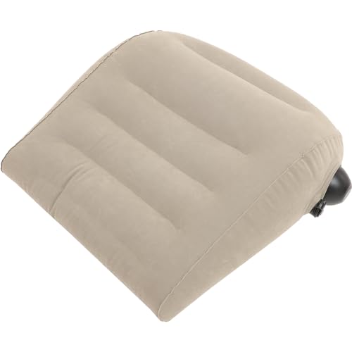 DOITOOL Lendenwirbelstützkissen aufblasbares Bürostuhl Rückenkissen Orthopädische Rückenlehne Unterlehnenstütze für Autositz Computerstuhl Rollstuhl