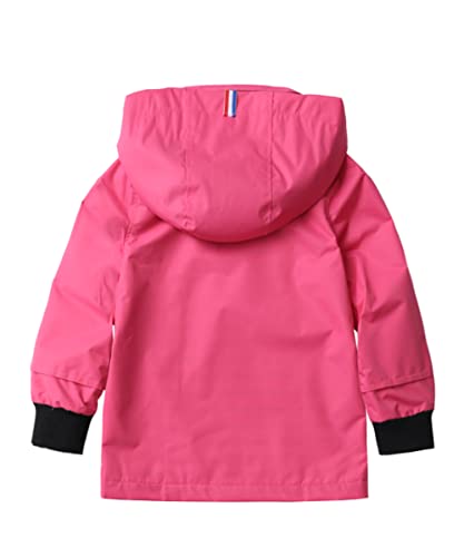 Hiheart Boys Girls Waterproof Hooded Jackets Cotton Lined Rain Jackets2