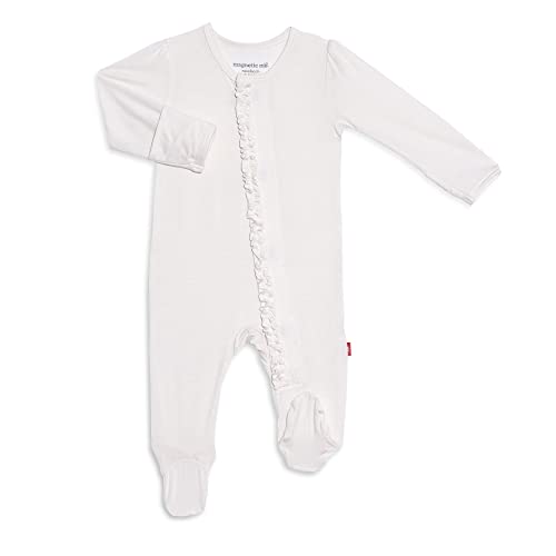 Image of Magnetic Me Modal Magnetic Fastener Baby Footie Pajamas