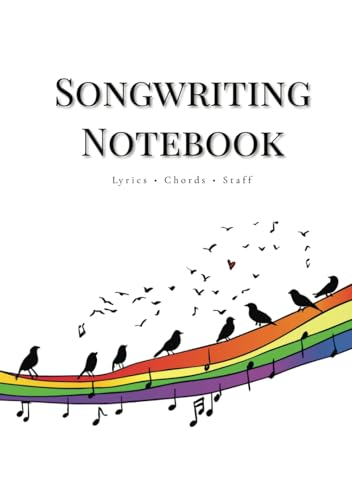 Carnet de composition de musique Rainbow pour créer vos chansons