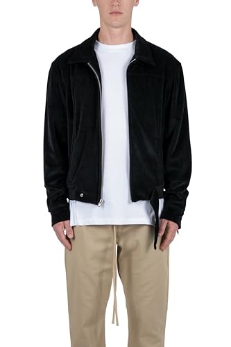 mnml Men's Velour Pilot Jacket