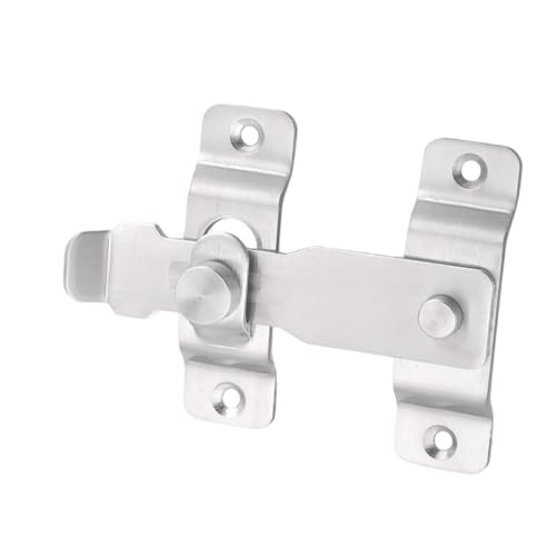 HYTROVE 加厚ステンレス製ドアラッチ錠 滑り止めキャビネット錠 防犯窓用ロック 多用途家具引き戸施錠 ホテル家用