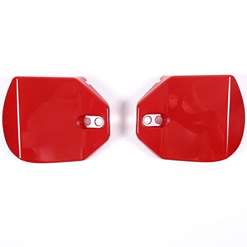 Image of TOYCIDFG Engine Bay Shock Protection Panel Cover Trim Compatible with Chevrolet C8 Corvette 2020-2023 Absorbing Tower Cover Caps (Red)