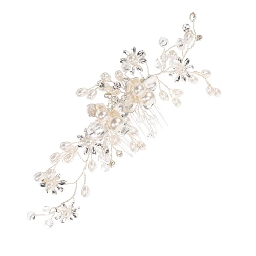 FRCOLOR 新郎新婦用パールヘアコーム 結婚式用 髪飾り のデザイン おしゃ