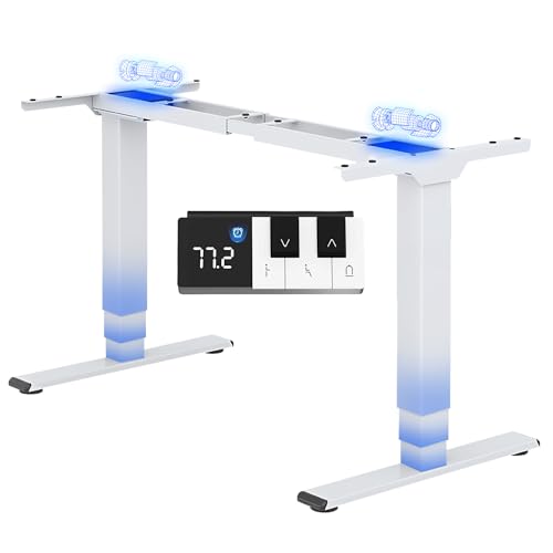 FLEXISPOT Höhenverstellbarer Schreibtisch Tischgestell,Doppelmotor&3-stufig – Ansicht 1