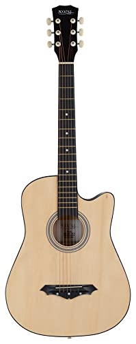 Rocktile WSD-5C-NT Slim Line Set de guitare folk Naturale - Les Beatles, Paul McCartney, John Lennon, RIngo Starr, George Harrison Rocktile WSD-5C-NT Slim Line Set de guitare folk Naturale – Image 4
