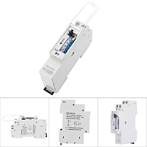 Interrupteur horaire TM610C 220V programmable sur rail DIN pour eclairage public - 8