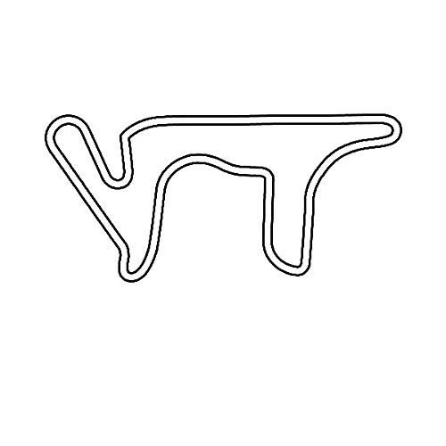 ION GraphicsMagnet Autódromo Termas de Río Hondo Magnetic Vinyl Die Cut Decal Racetrack Argentina 5" Car Magnet Bumper Sticker