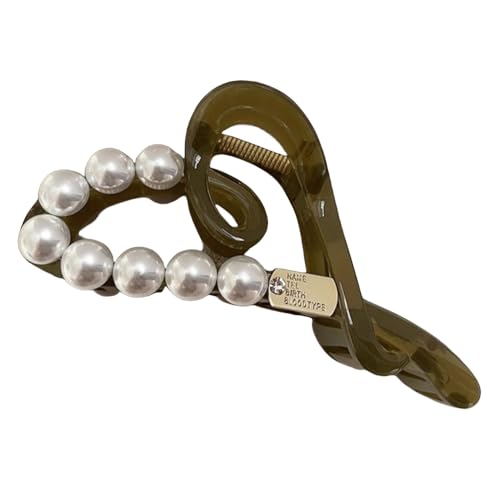 Accessoires cheveux avec grand clip en acrylique et pinces à cheveux en perles forme requin
