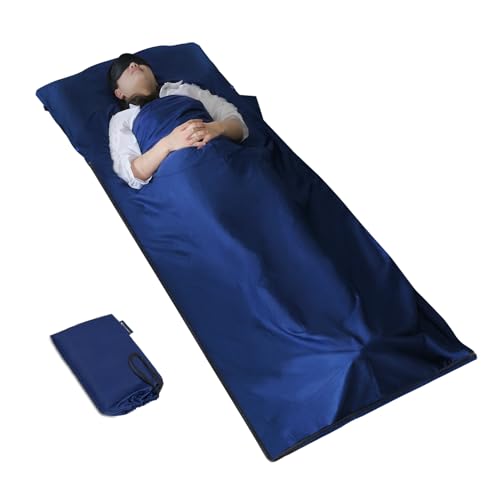 MYCARBON 2 in 1 Baumwolle Hüttenschlafsack, 95x220cm Schlafsack...