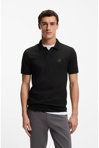 Boss Para Hombre. 50507803 Polo Passenger Negro (L), Casual, AlgodóN, Manga Corta - 4